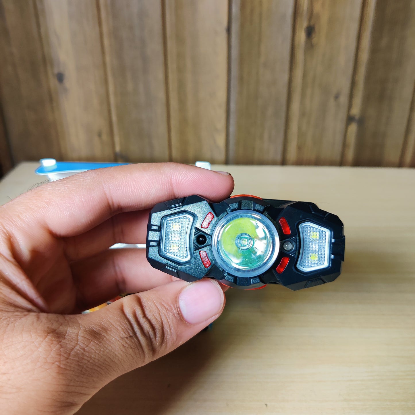 Rechargeable LED Headlamp with Motion Sensor