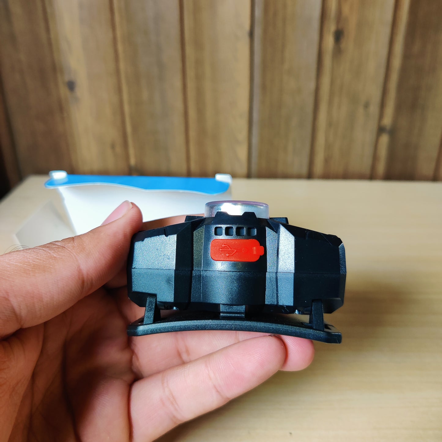 Rechargeable LED Headlamp with Motion Sensor