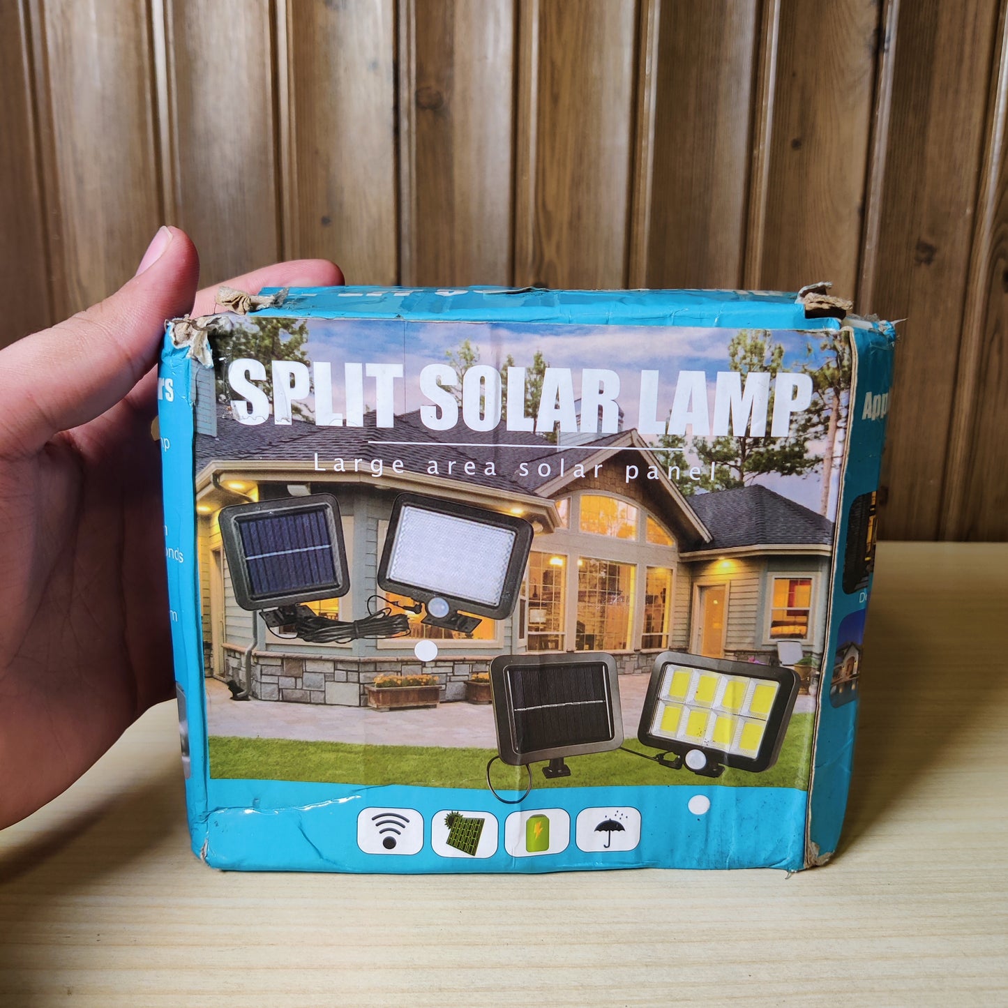 Outdoor Split Solar Motion Sensor LED Security Floodlight