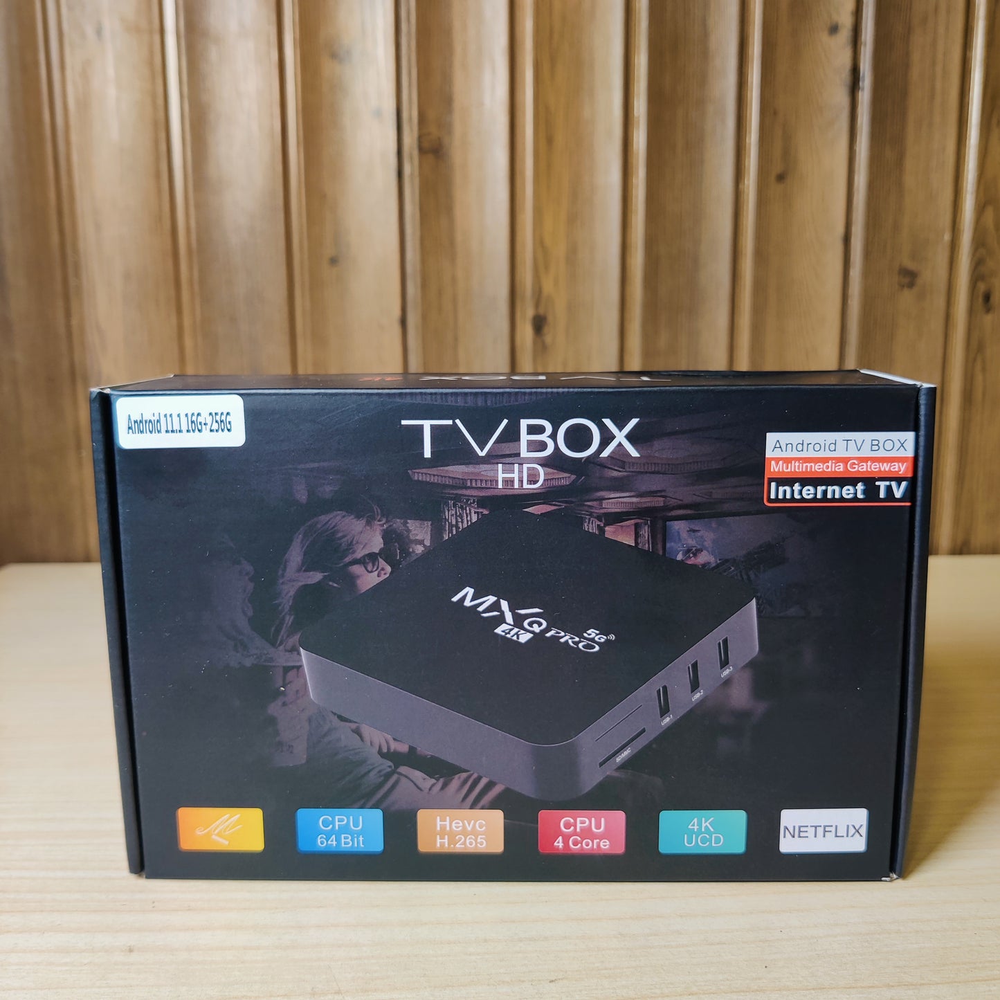 MXQ Pro 4K 5G Android TV Box 16GB RAM 256GB Storage
