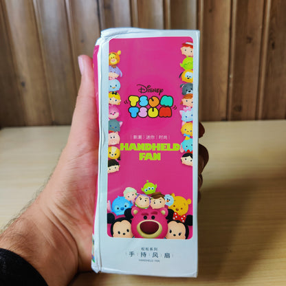 Portable Tsum Tsum Lotso Bear Mini Handheld Fan with Stand