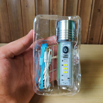 Multifunctional Zoom LED Flashlight with UV & Red/Blue Light