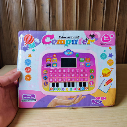 Kids Educational Learning Laptop Toy with LED Screen & Piano