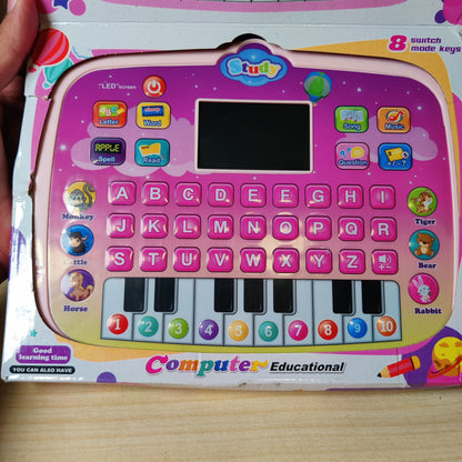 Kids Educational Learning Laptop Toy with LED Screen & Piano