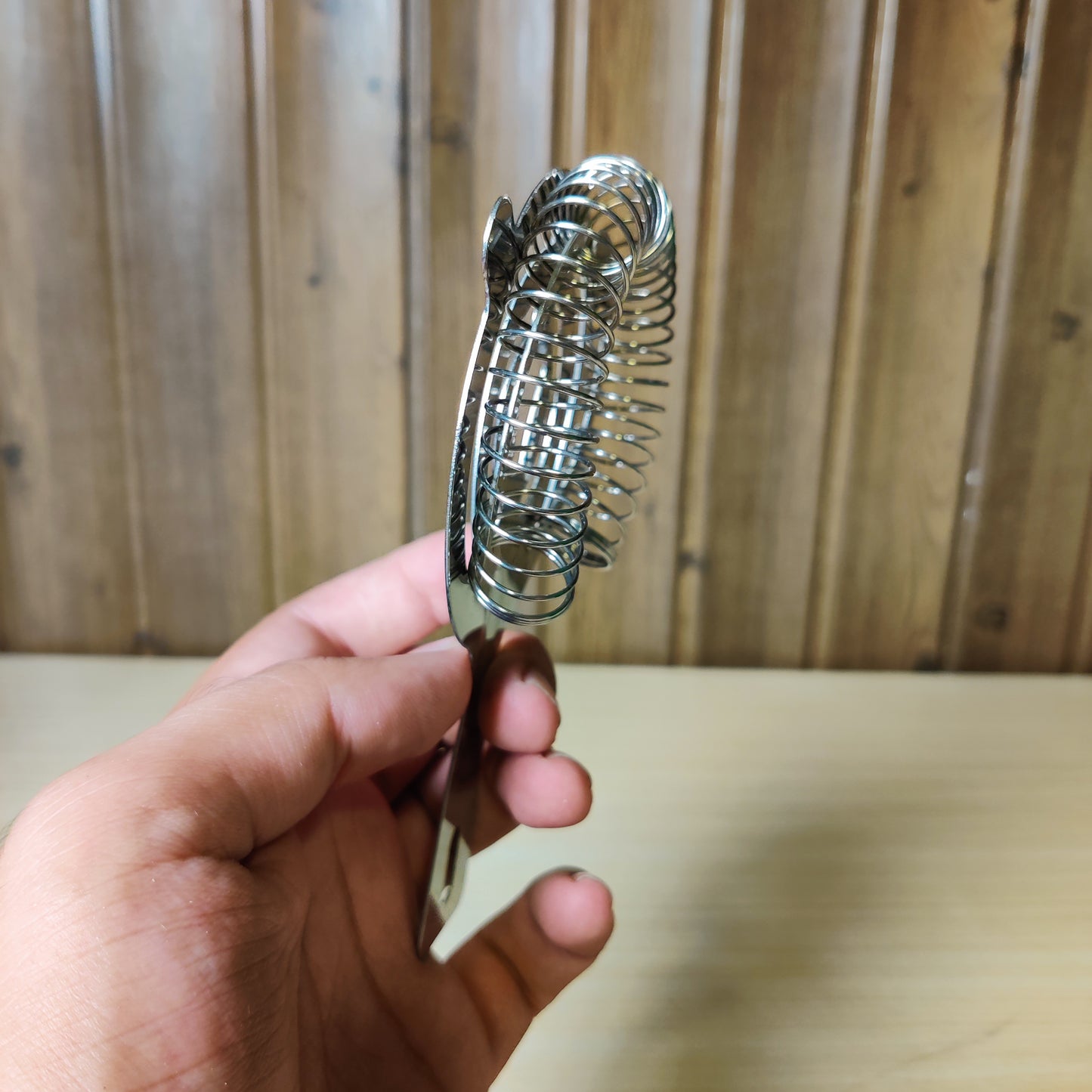 Professional Stainless Steel Hawthorne Cocktail Strainer