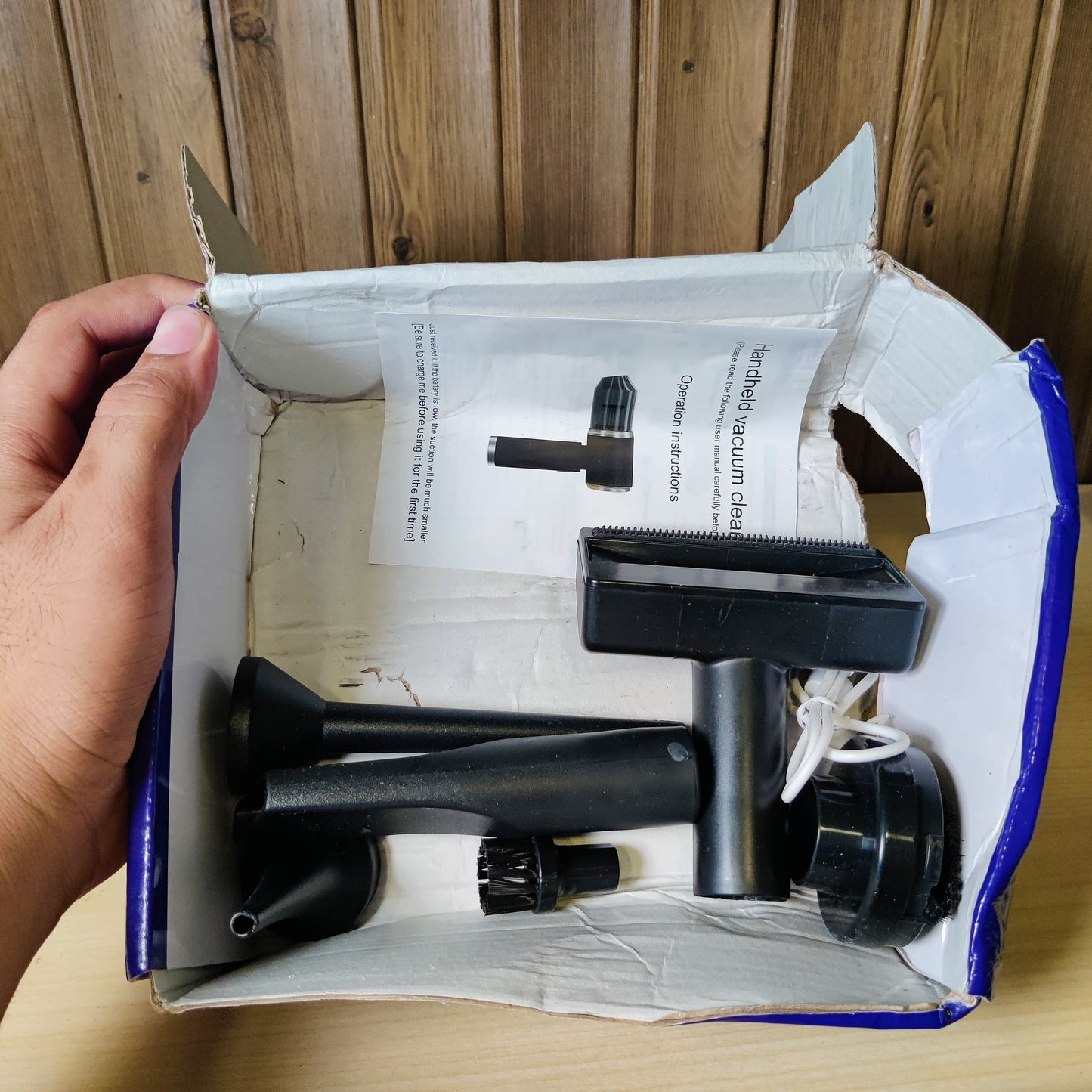 Vaccuum cleaner rechargeable