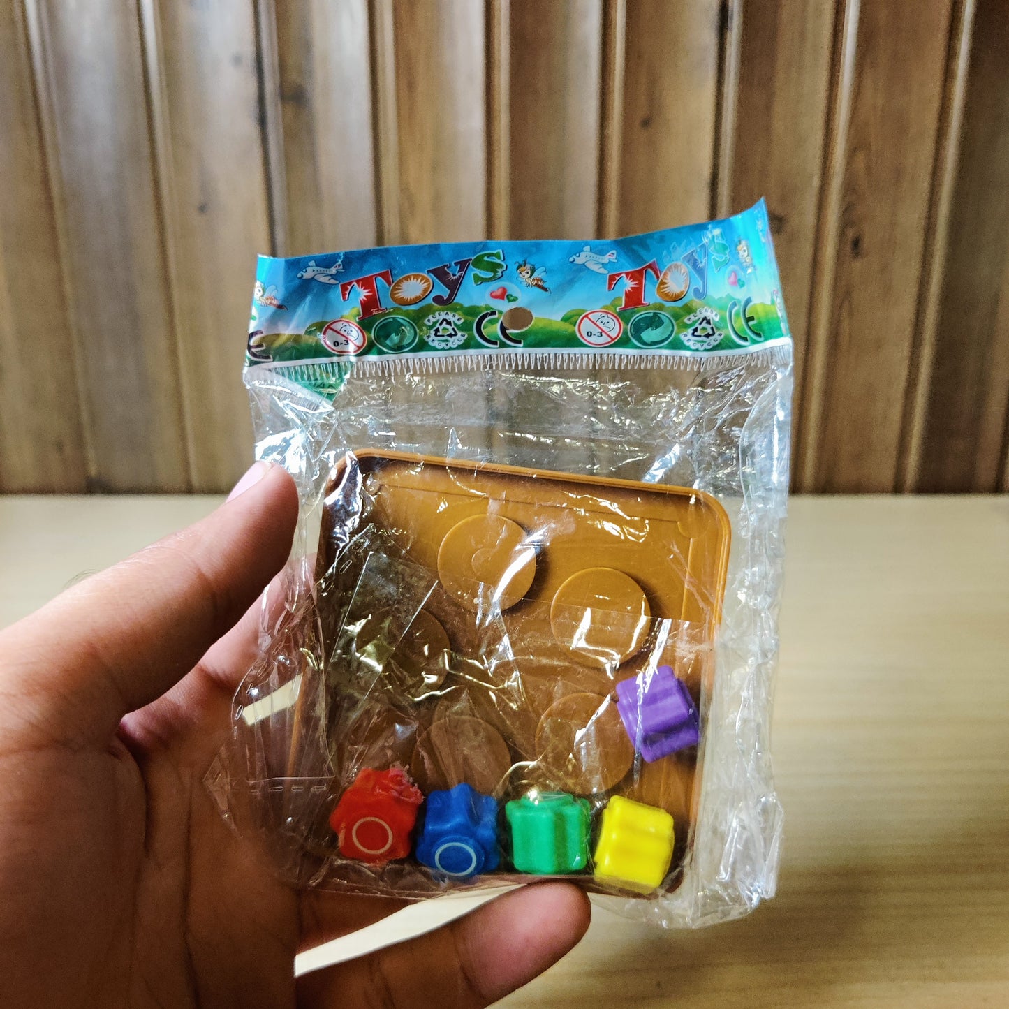 Mini Colorful Peg Puzzle Game for Kids