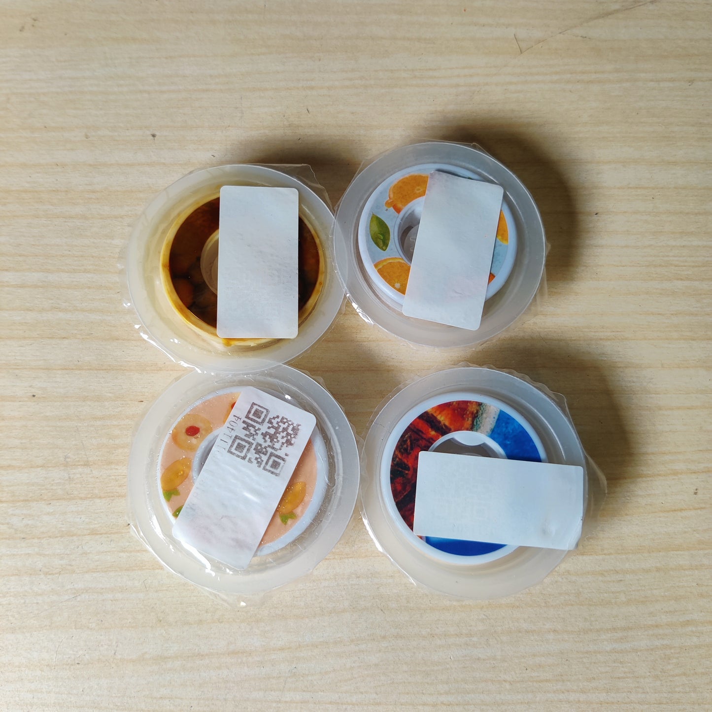 4 Pcs Car Air Freshener Refill Rings Solid Fragrance Balms Set