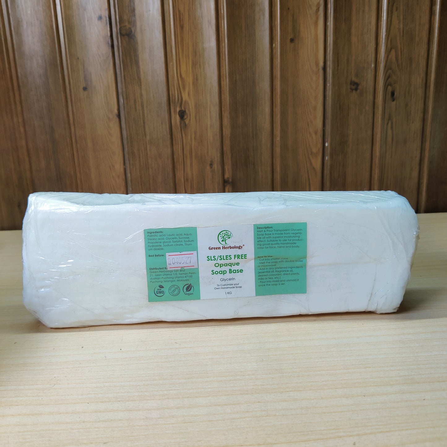 Green Herbology SLS/SLES Free Opaque Melt & Pour Soap Base 1kg