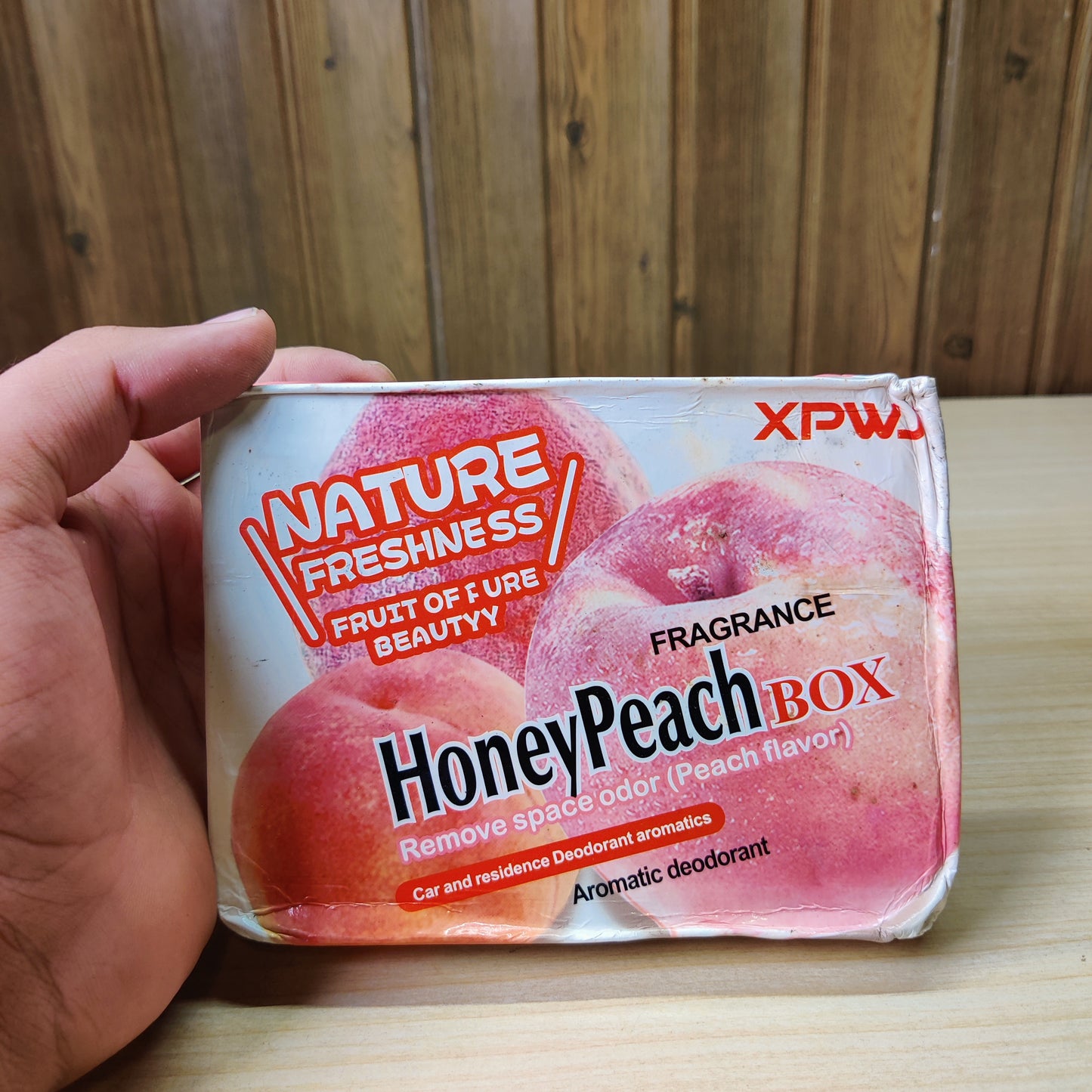 Honey Peach Air Freshener Deodorant Box for Car & Home