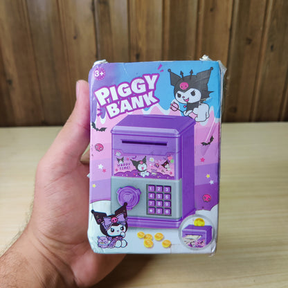 Kuromi Electronic ATM Piggy Bank Password Money Safe Box for Kids