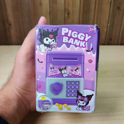 Kuromi Electronic ATM Piggy Bank Password Money Safe Box for Kids