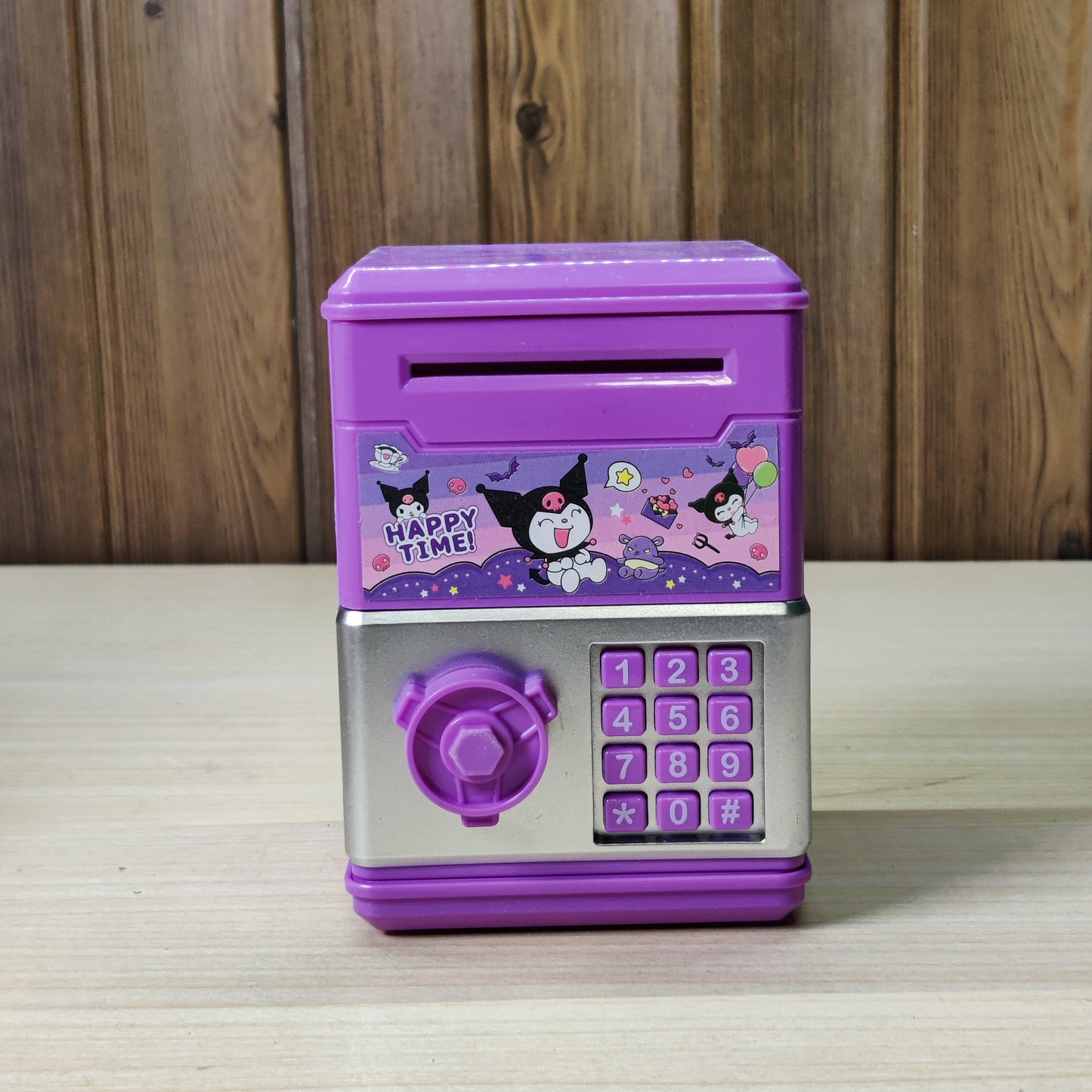 Kuromi Electronic ATM Piggy Bank Password Money Safe Box for Kids