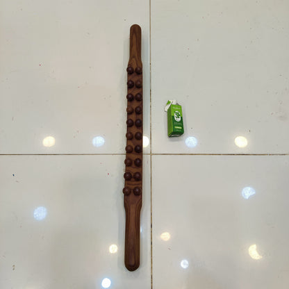 Wooden Body Massage Stick with Essential Oil Set