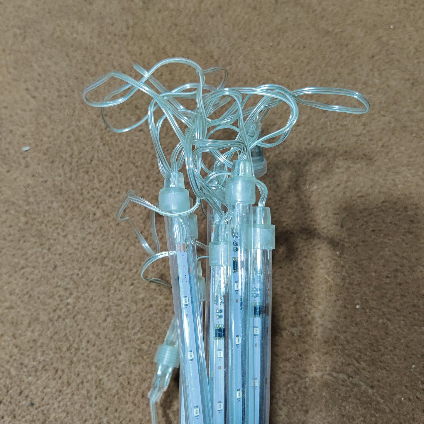 LED Meteor Shower Rain Lights - Outdoor Decorative Tubes
