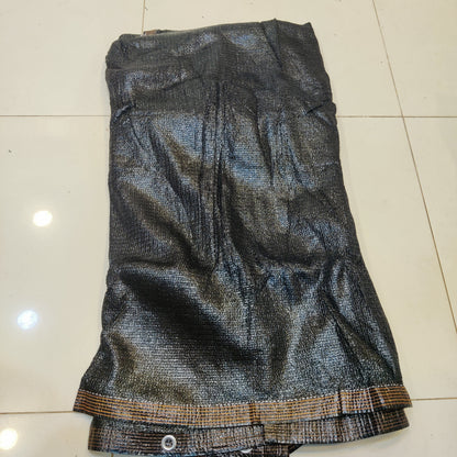 Heavy Duty Black Waterproof Tarpaulin Tarp Cover Sheet