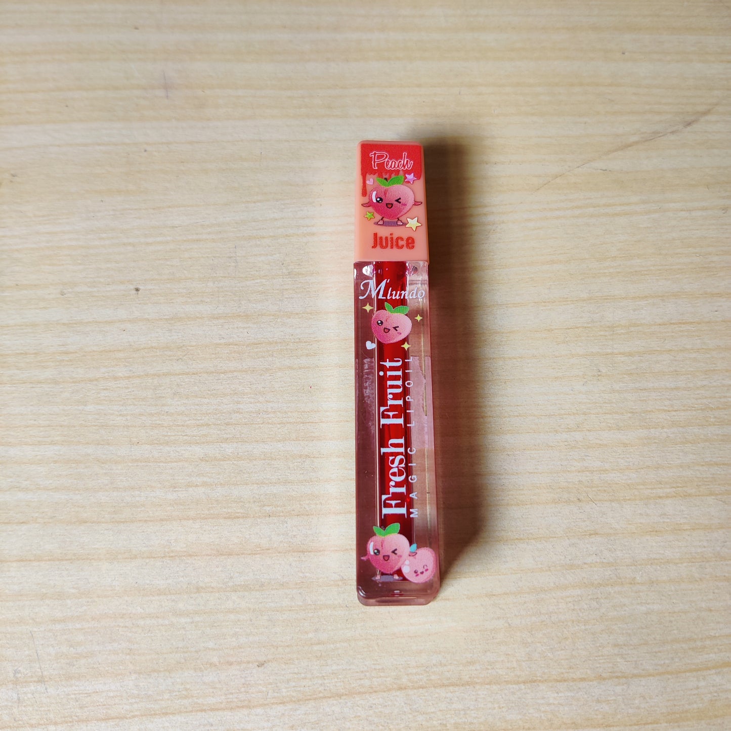 M'Lundo Fresh Fruit Magic Lip Oil - Peach Juice
