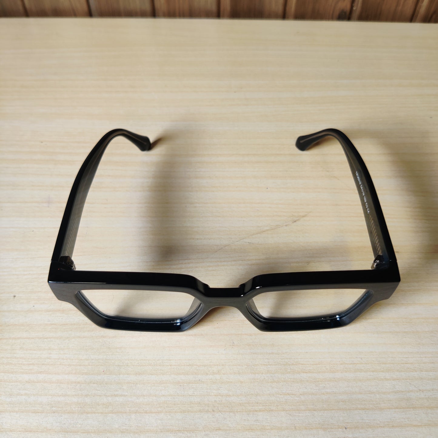 Black Thick Square Frame Eyeglasses