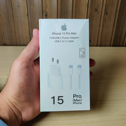 35W USB-C Power Adapter & Cable for iPhone 15 Pro Max