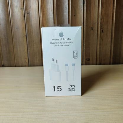 35W USB-C Power Adapter & Cable for iPhone 15 Pro Max
