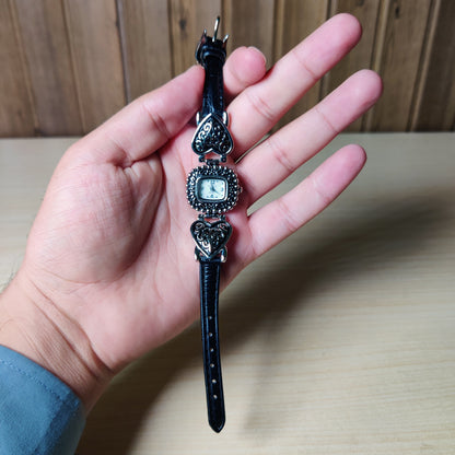 Geneva Women's Vintage Filigree Quartz Watch