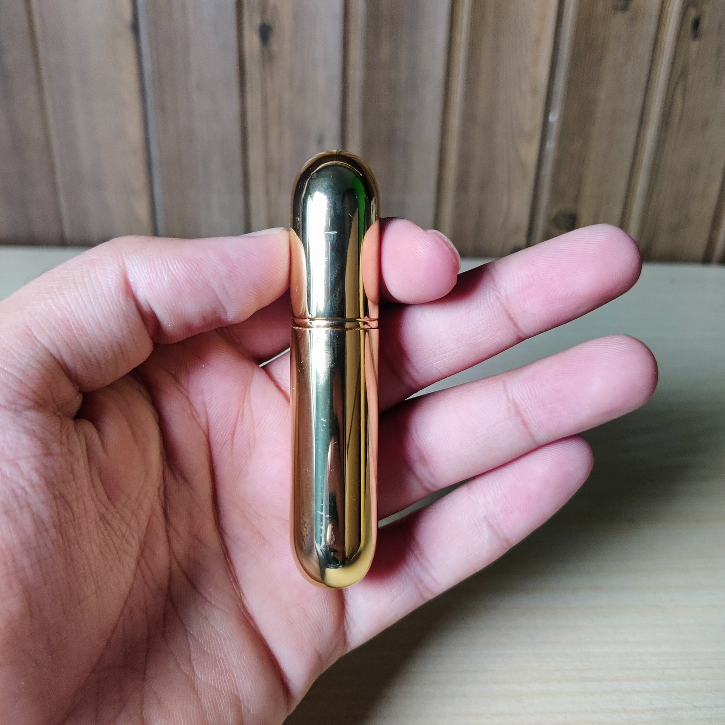 Gold Mini Refillable Perfume Atomizer Spray Bottle