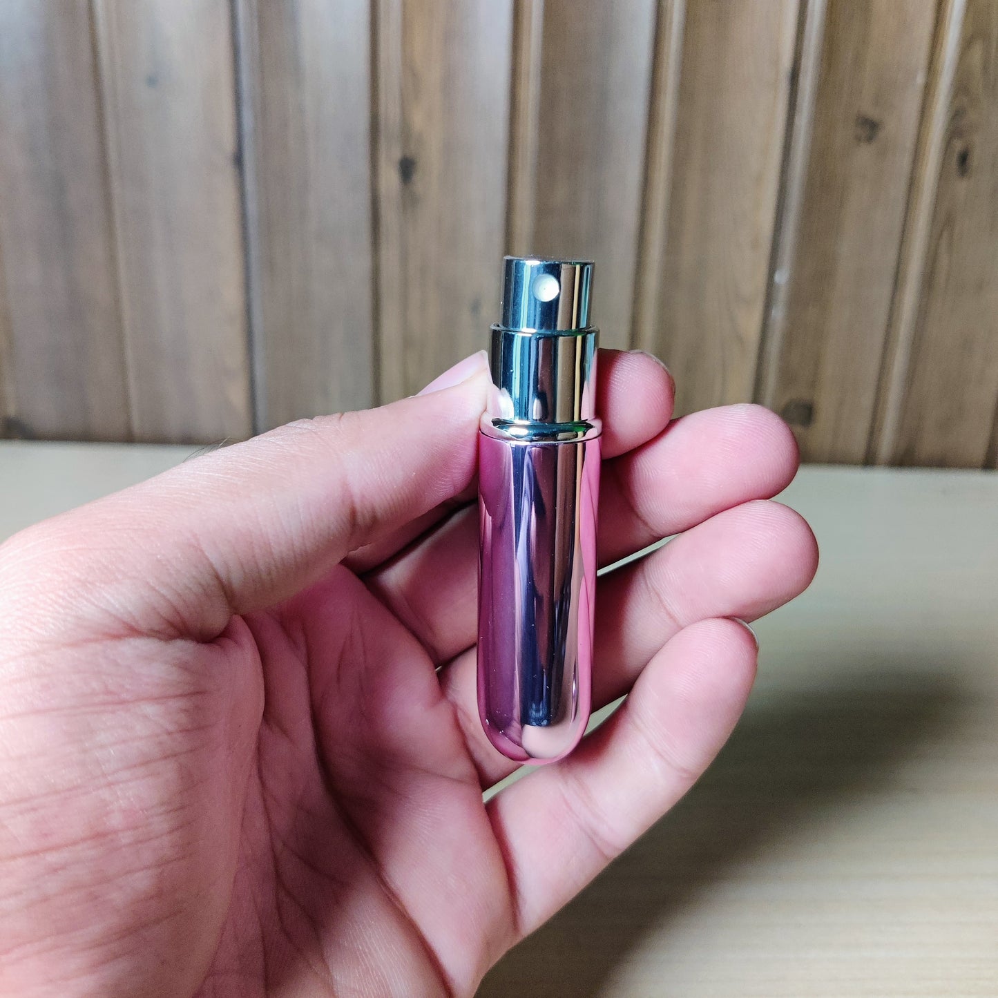 Gold Mini Refillable Perfume Atomizer Spray Bottle