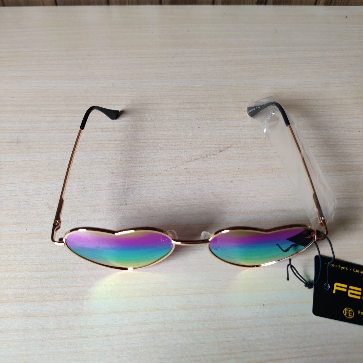 FEISEDY Yellow Felt Sunglasses Pouch