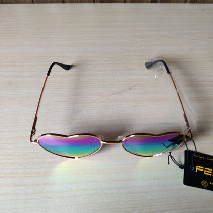 FEISEDY Yellow Felt Sunglasses Pouch