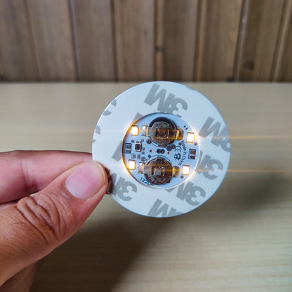 White Round ON/OFF Push Button Switch