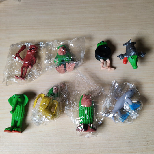Set of Novelty Meme Plastic Mini Figures
