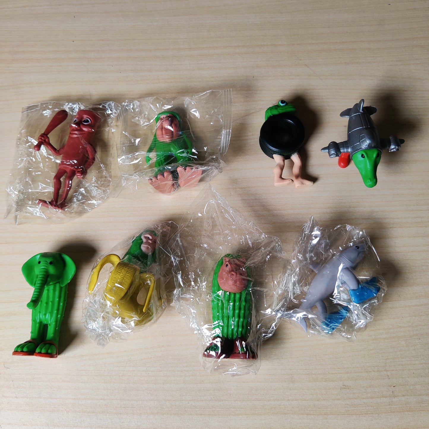 Set of Novelty Meme Plastic Mini Figures
