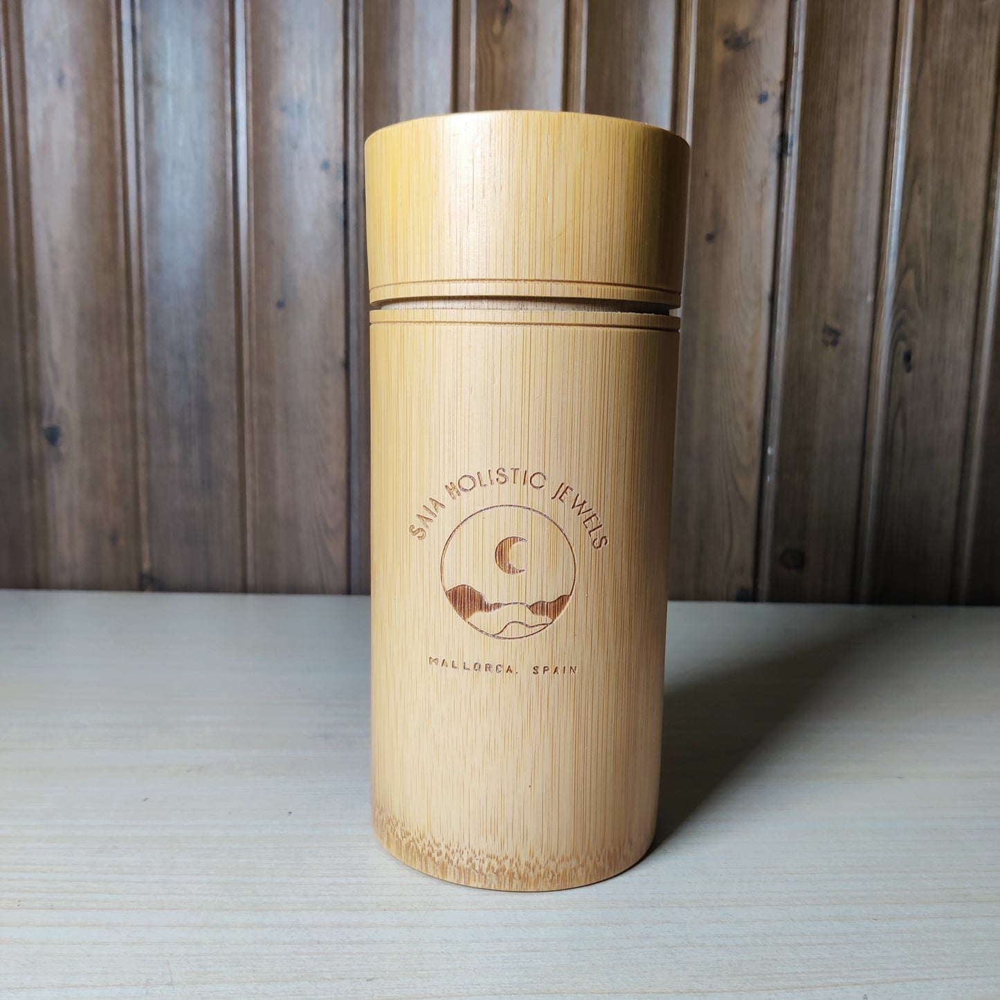 Saia Holistic Jewels Bamboo Storage Container