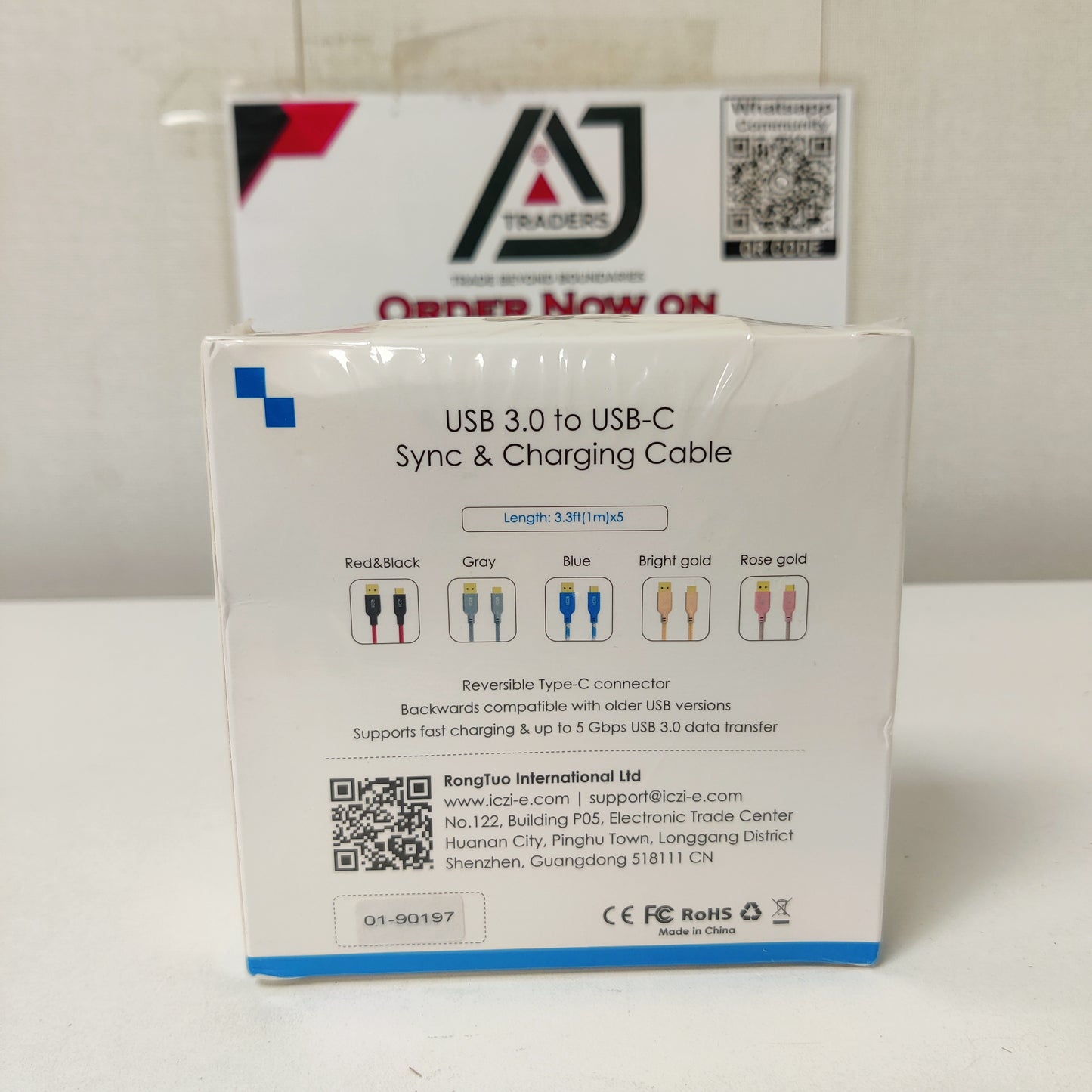 USB 3.0 To Usb C Sync & Charging Cable pack of 5