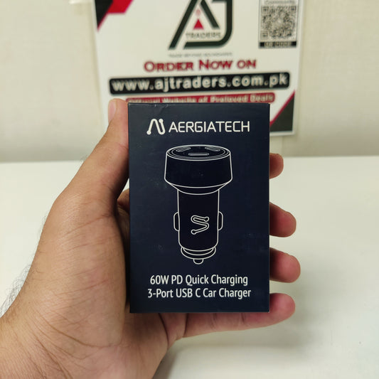 Aergitatech 60w PD Quick Charging Car Charger, 1
