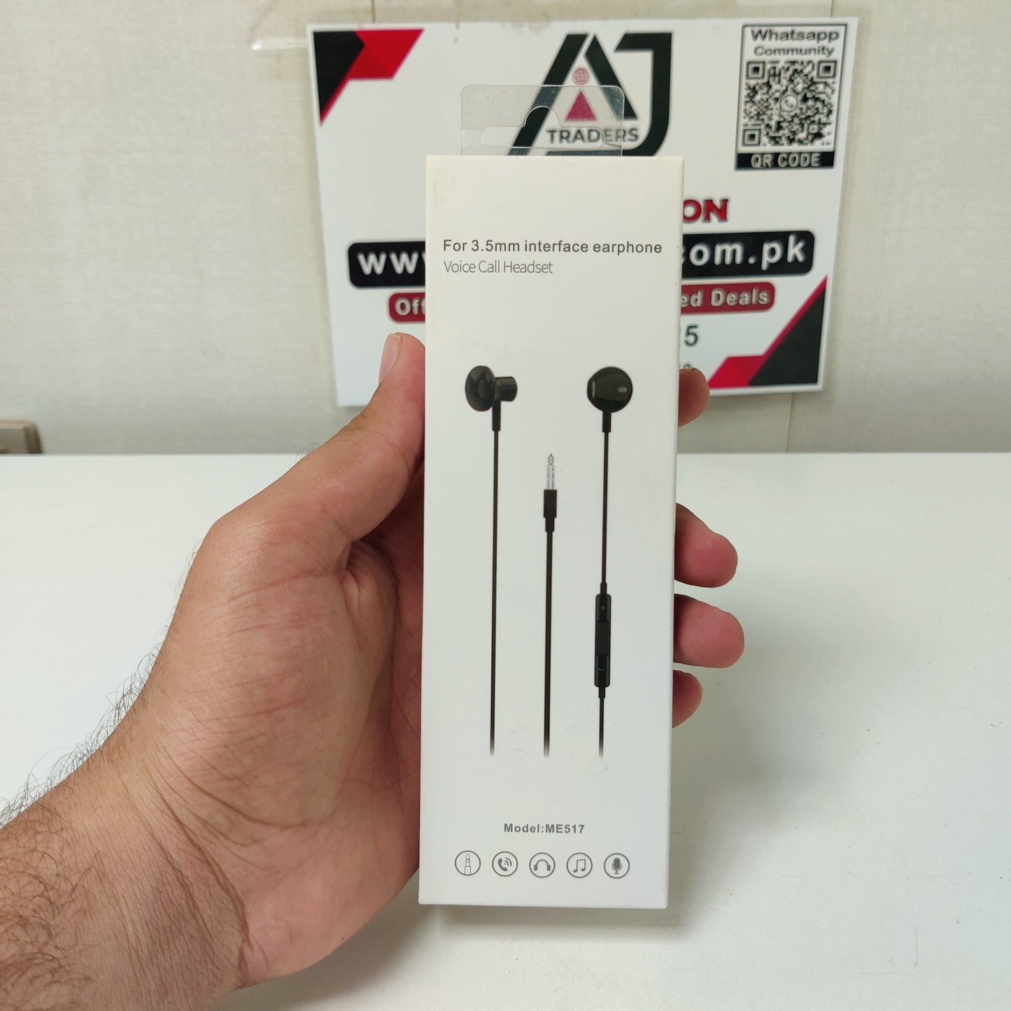 3.5mm Earphone Voice Call Headset for Android, 1