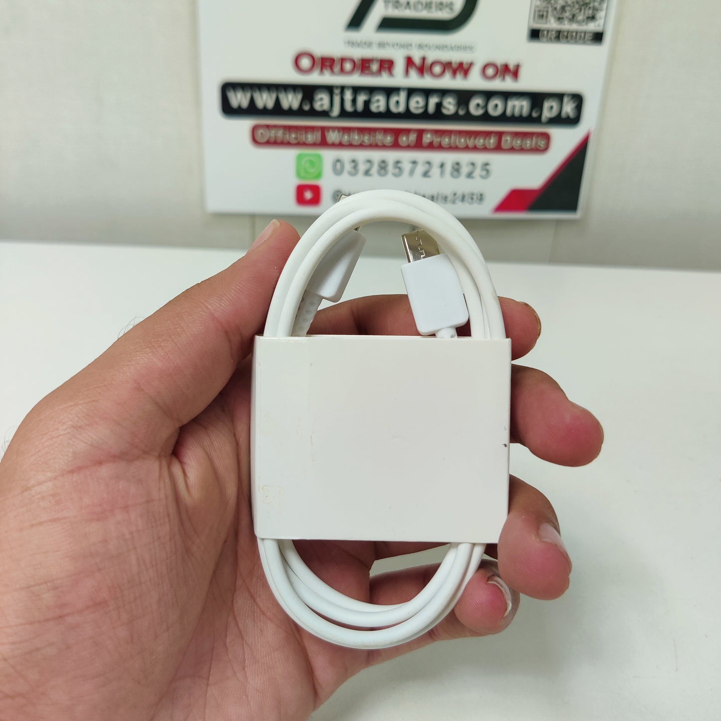 White C to C Cable for Charging and Sync, 1