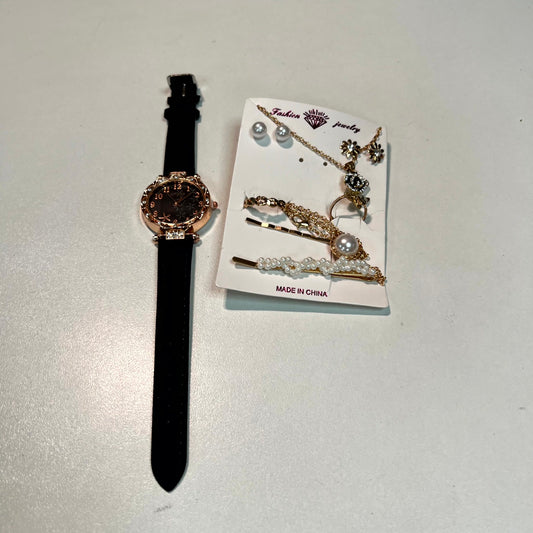 watch and jewellery pack 8 in 1