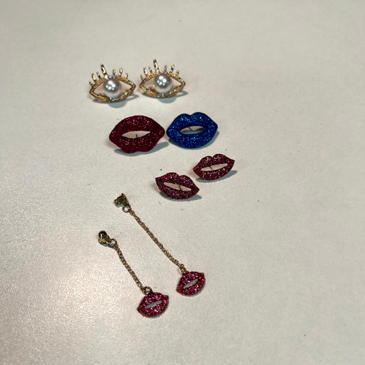 Stylish Earrings 4 Pairs