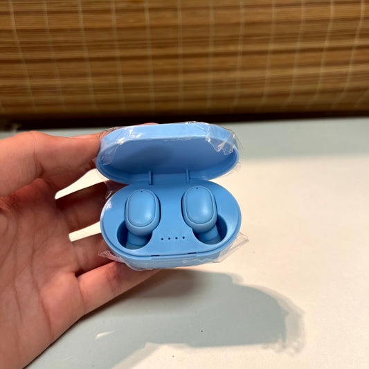 Blue airpods