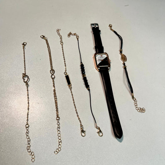 Watch with 5 Bracelets