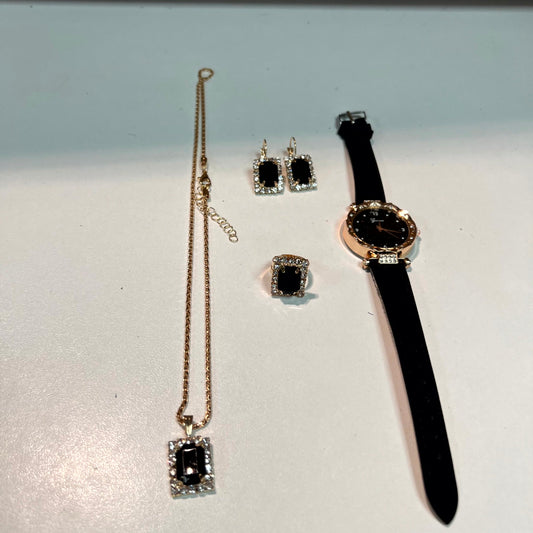 Watch With Jewellery Set