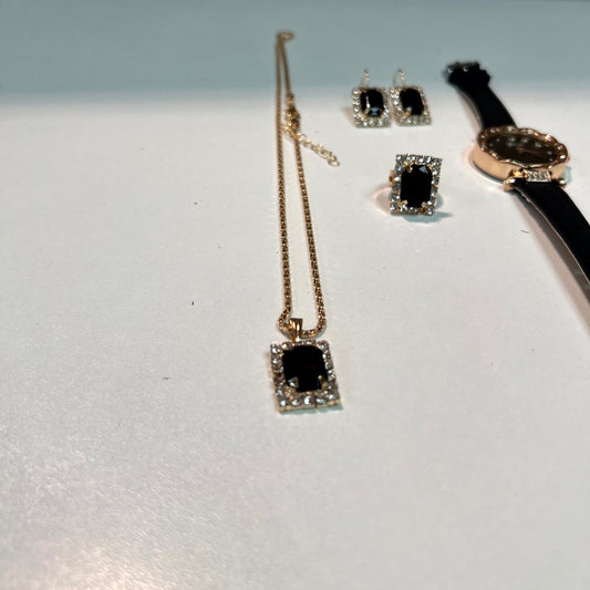 Watch With Jewellery Set