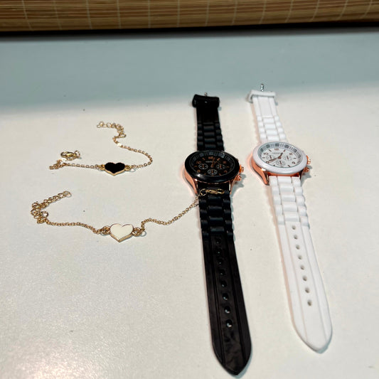 Watch With MAtching Bracelet