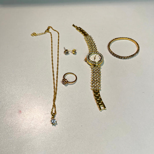 Watch with Jewellery Set