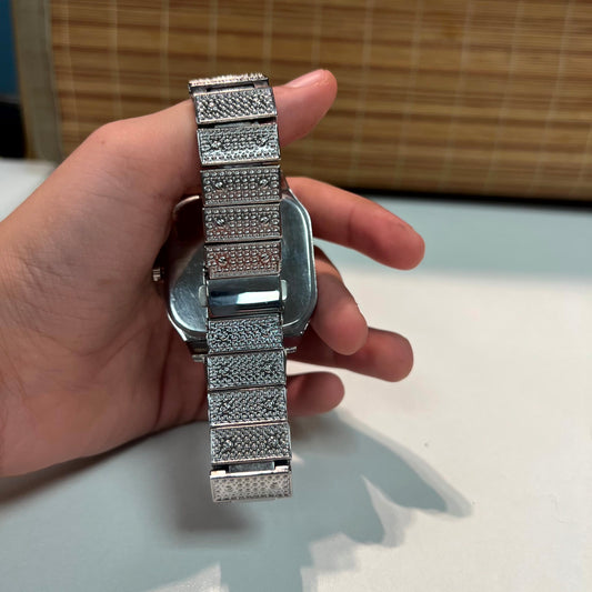 Diamond Encrusted Women's Bracelet Watch