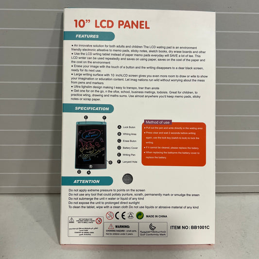LCD Panel Colorful Writing Tablet, 12900