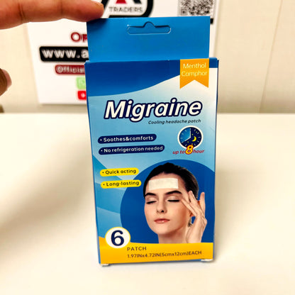 Migraine Patches Box Soothing and Comfor 6 Patches, 122300