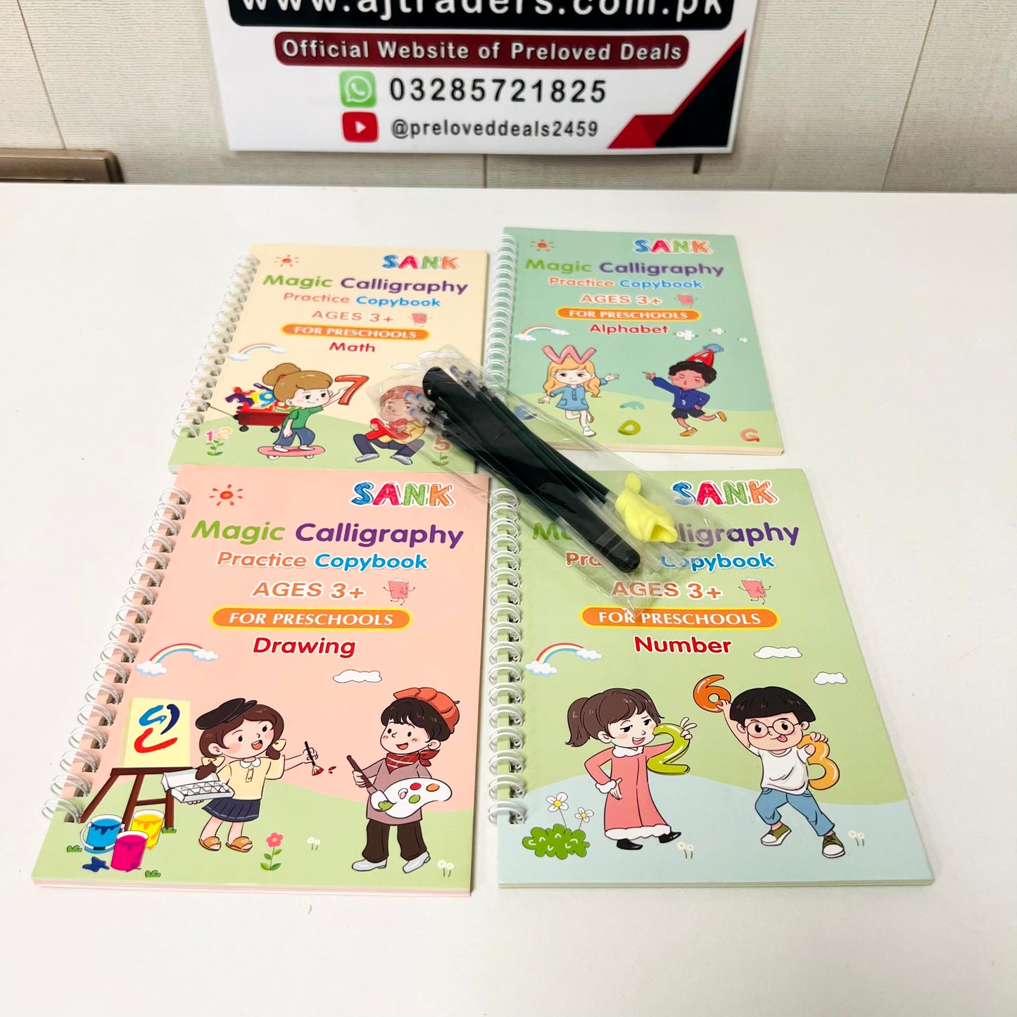 Magic Calligraphy Coloring Book for Kids, 1