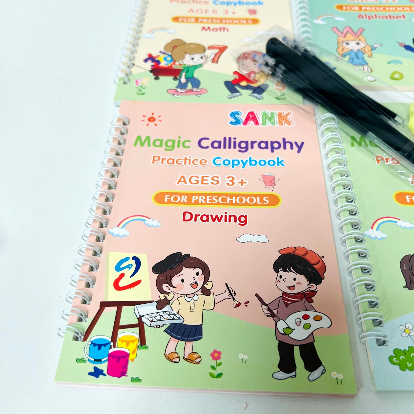 Magic Calligraphy Coloring Book for Kids, 1
